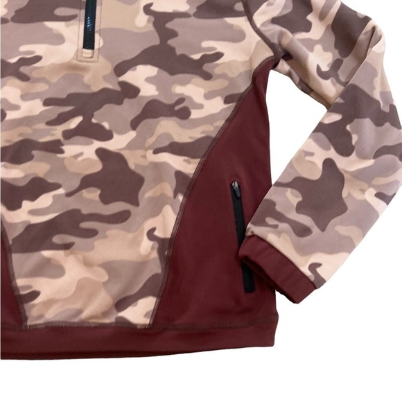 Better Sports Performance BSP rust/peach camo 1/4 zip sweatshirt hoodie medium - Picture 10 of 14